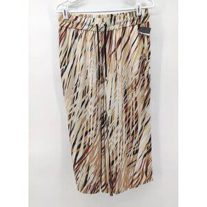 New Lysse New York Silky Crop Wide Leg Pants Size L